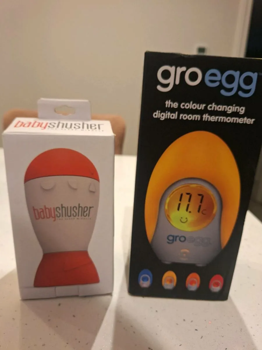 Baby Shusher and GroEgg thermometer - Image 1