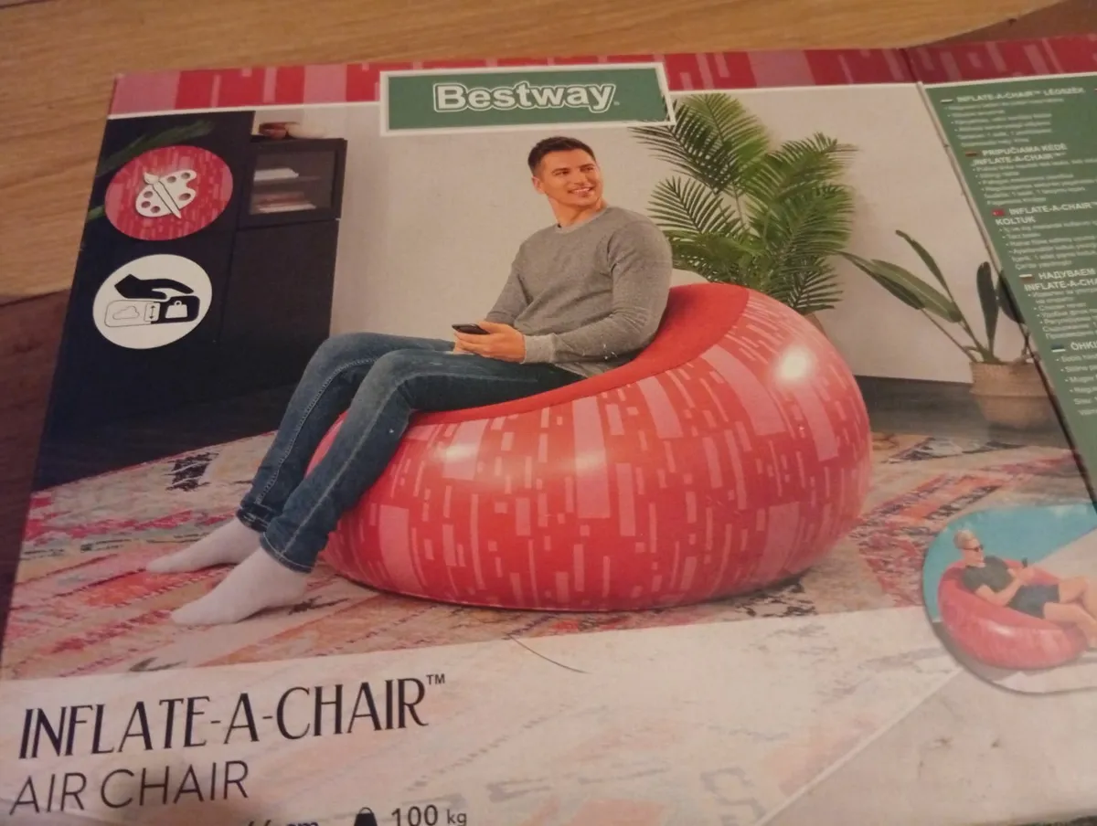 New Inflatable Air Lounge Seat Chair Float - Image 4