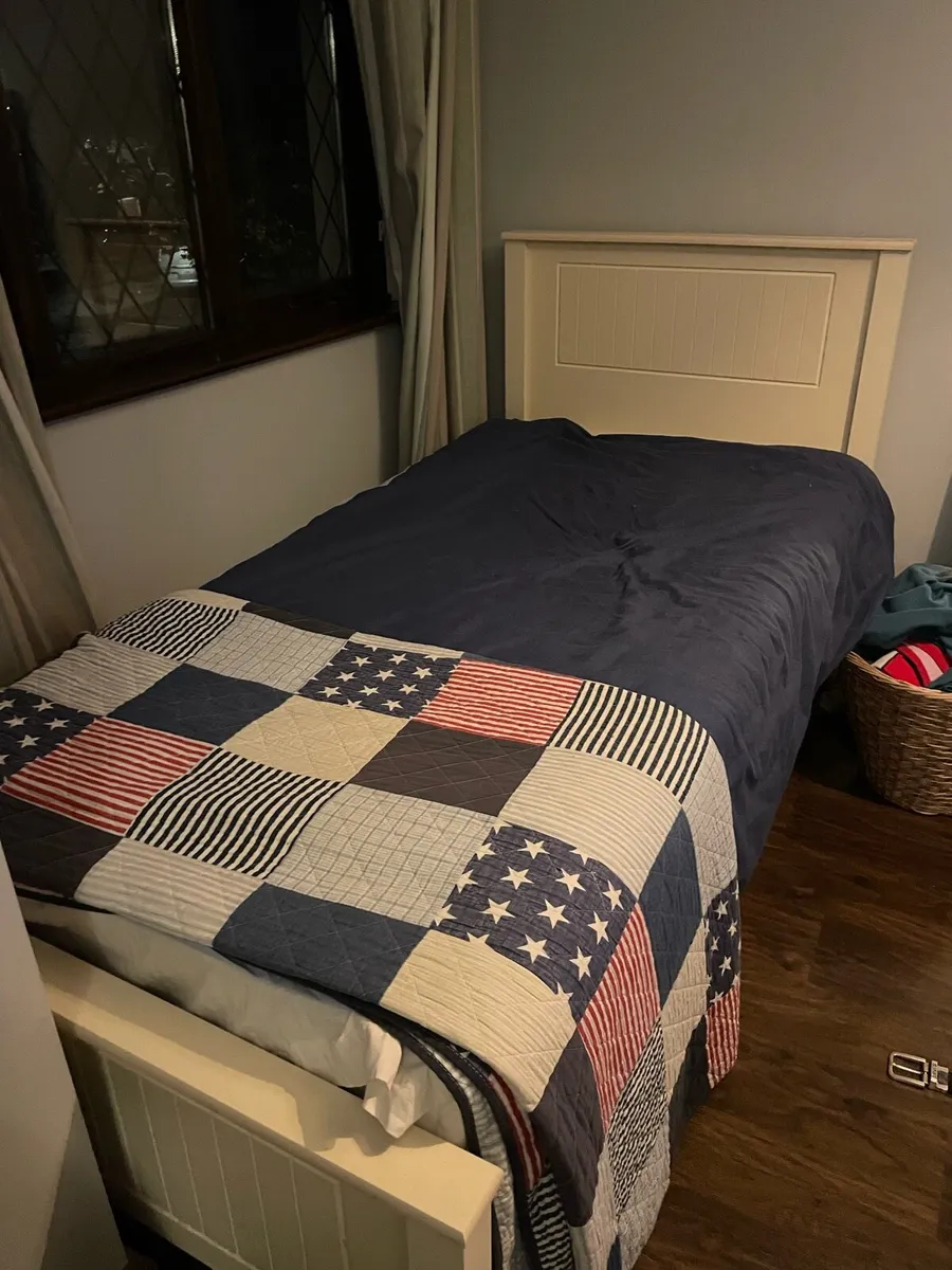 2 identical single beds with mattress - Image 2