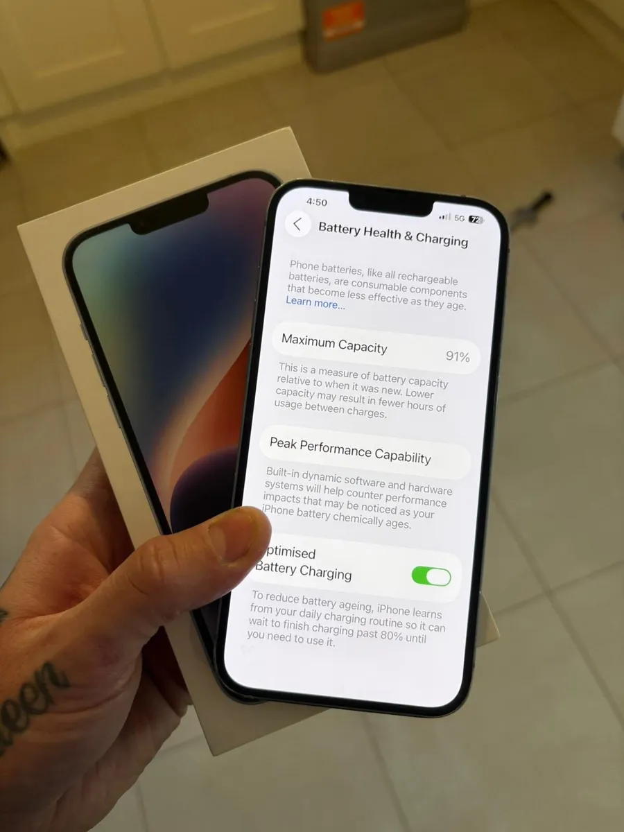 iPhone 14 Plus Blue sim free 128GB with Box - Image 3