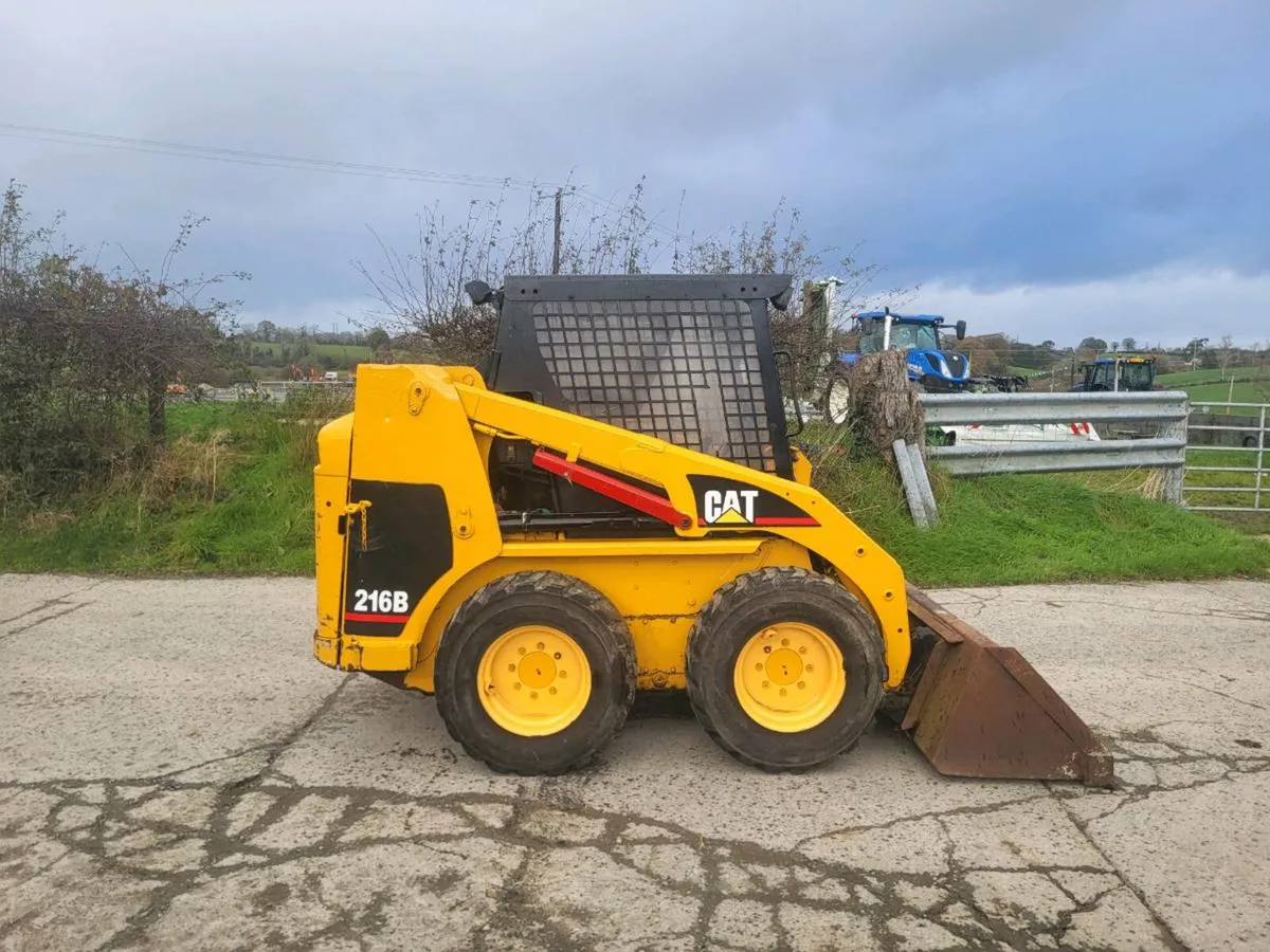 Cat 216b skid steer (no vat) - Image 1