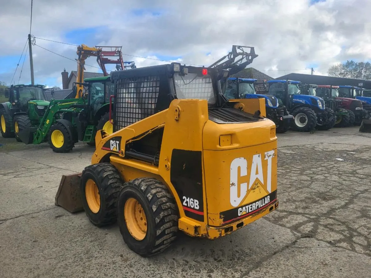 Cat 216b skid steer (no vat) - Image 3