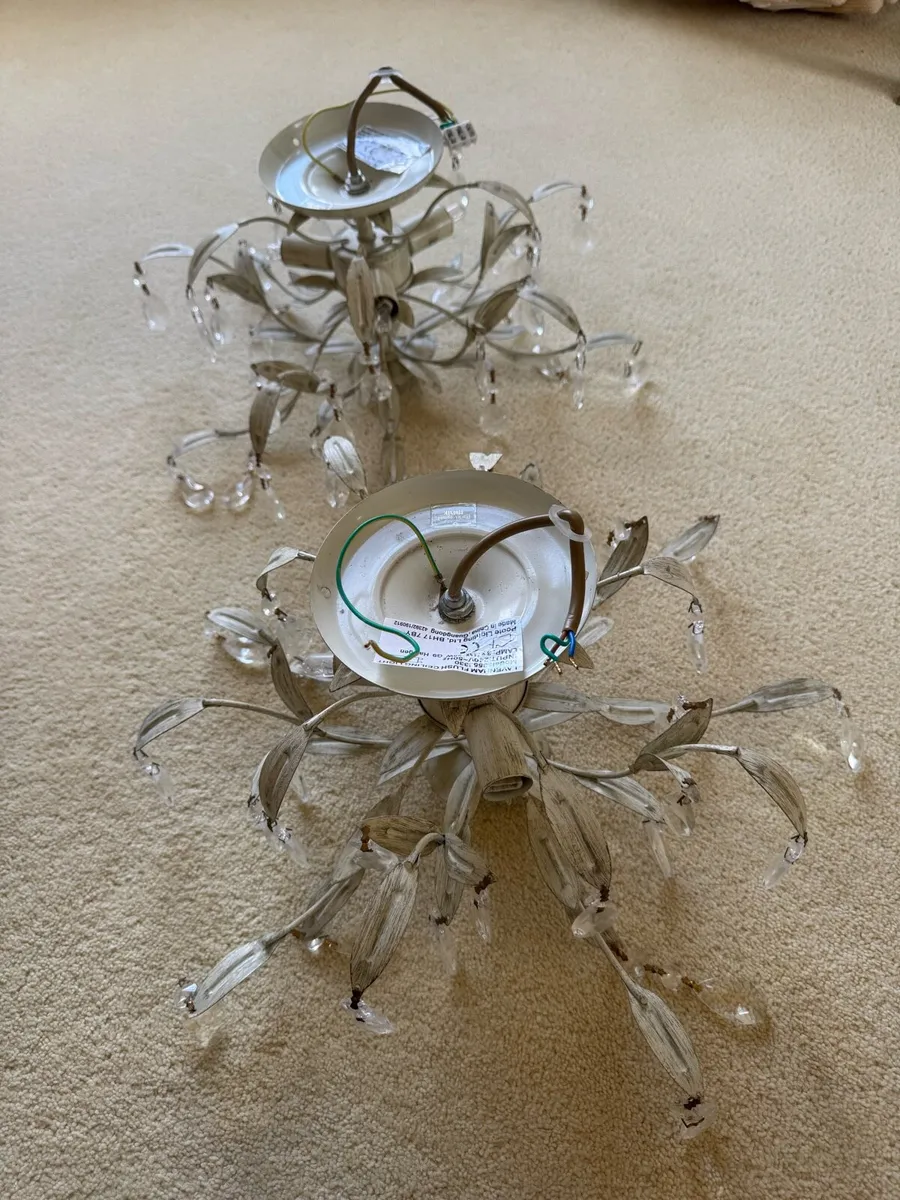 Laura Ashley Ceiling Pendant Cream Chandelier - Image 2