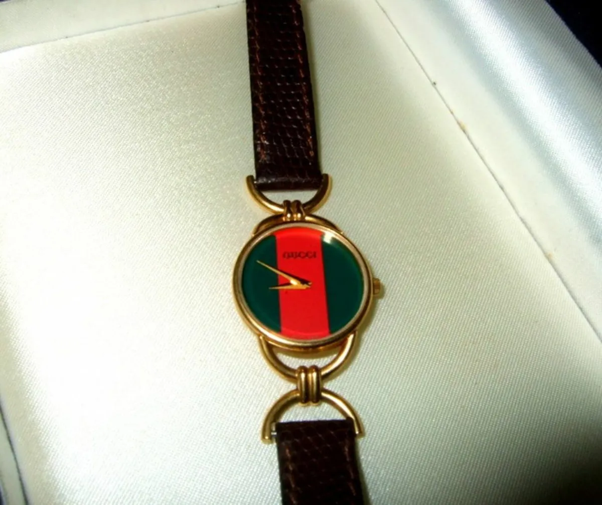 Vintage Authentic Gucci Watch-All Doc's/Case etc - Image 4