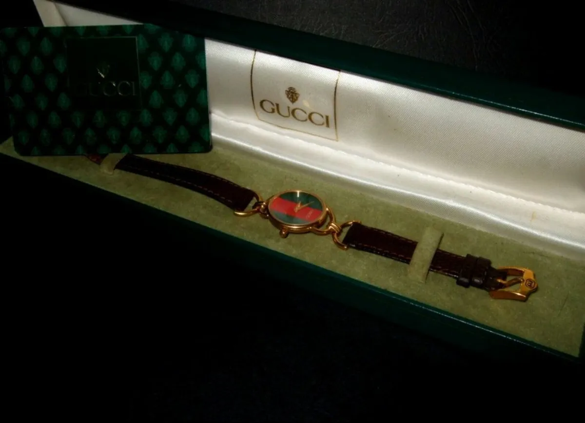 Vintage Authentic Gucci Watch-All Doc's/Case etc - Image 1