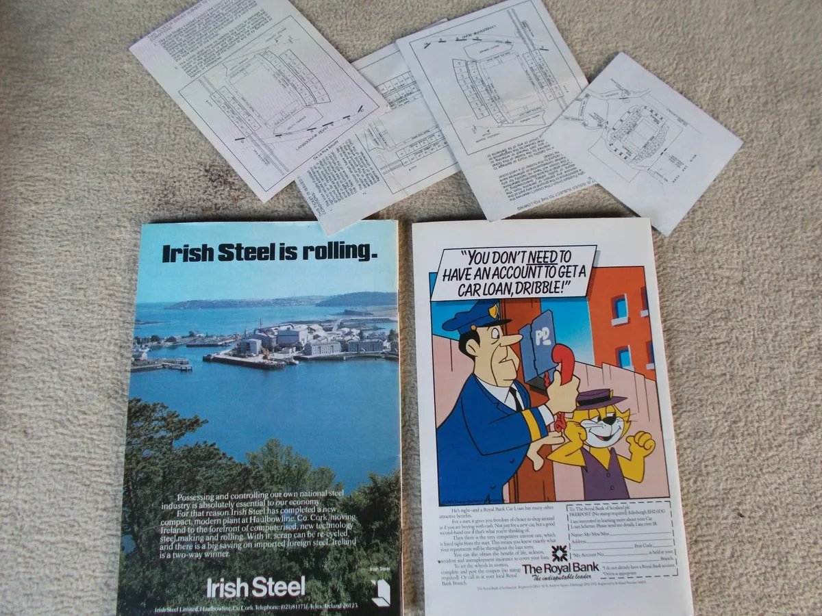 Two Ireland Rugby Programmes & Four Tickets - Image 3