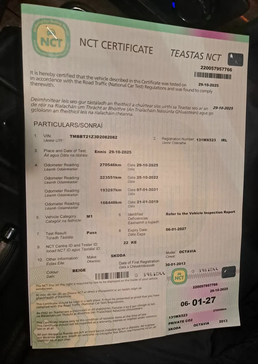 Skoda Octavia 1.6 TDI 2013 NCT 01/27! - Image 2