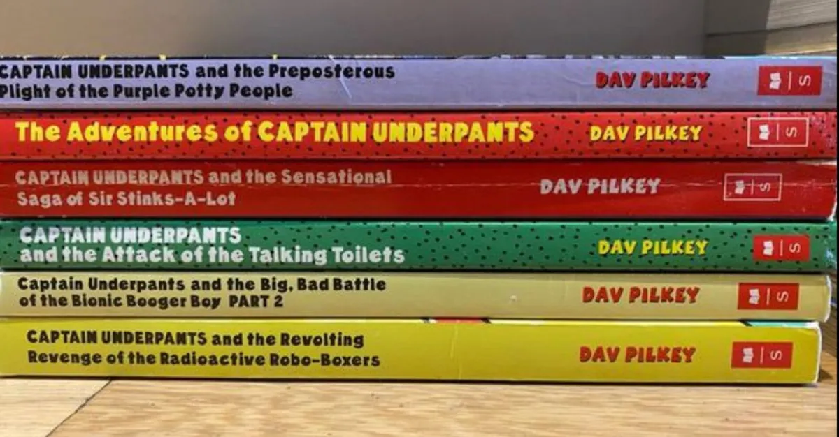 Captain Underpants Kids Books