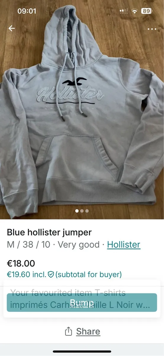 hollister hoodie - Image 1