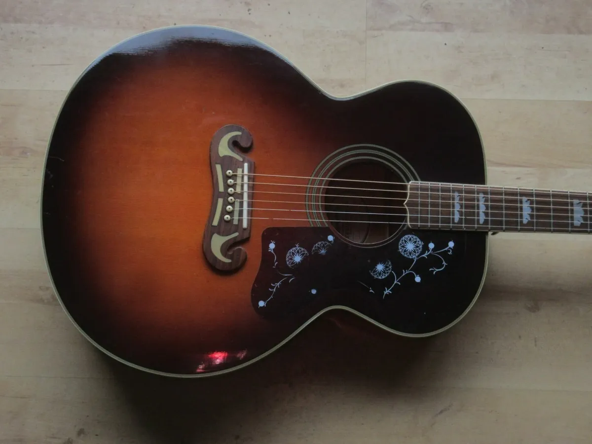 Epiphone j 200 acoustic guitar - Image 2