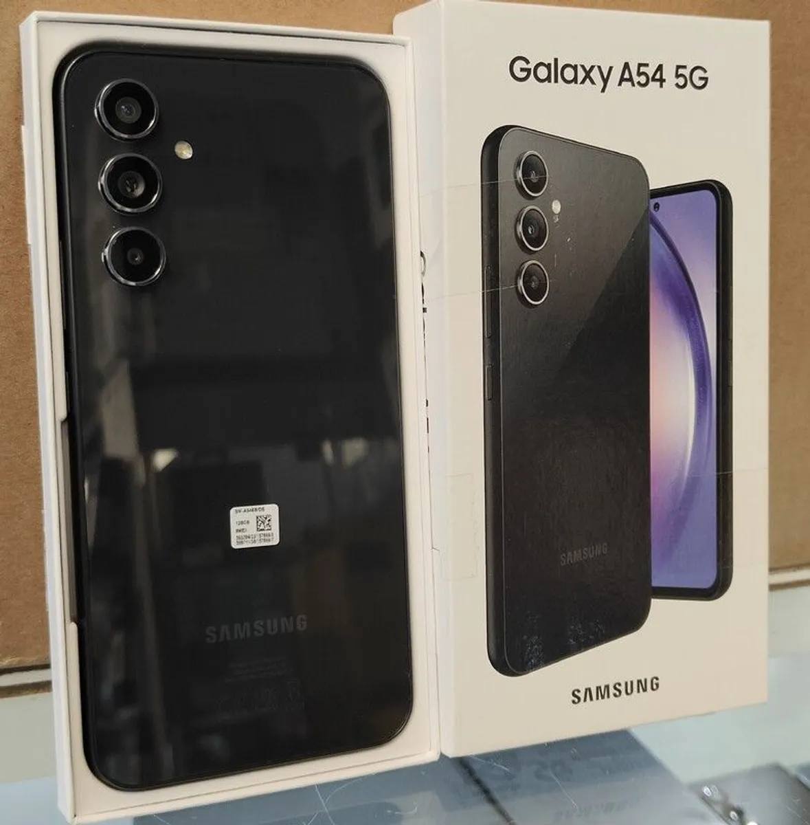 Samsung Galaxy A54 5G (Awesome Graphite, 8GB, 128GB) Dual Sim Unlocked Used Excellent - Image 1