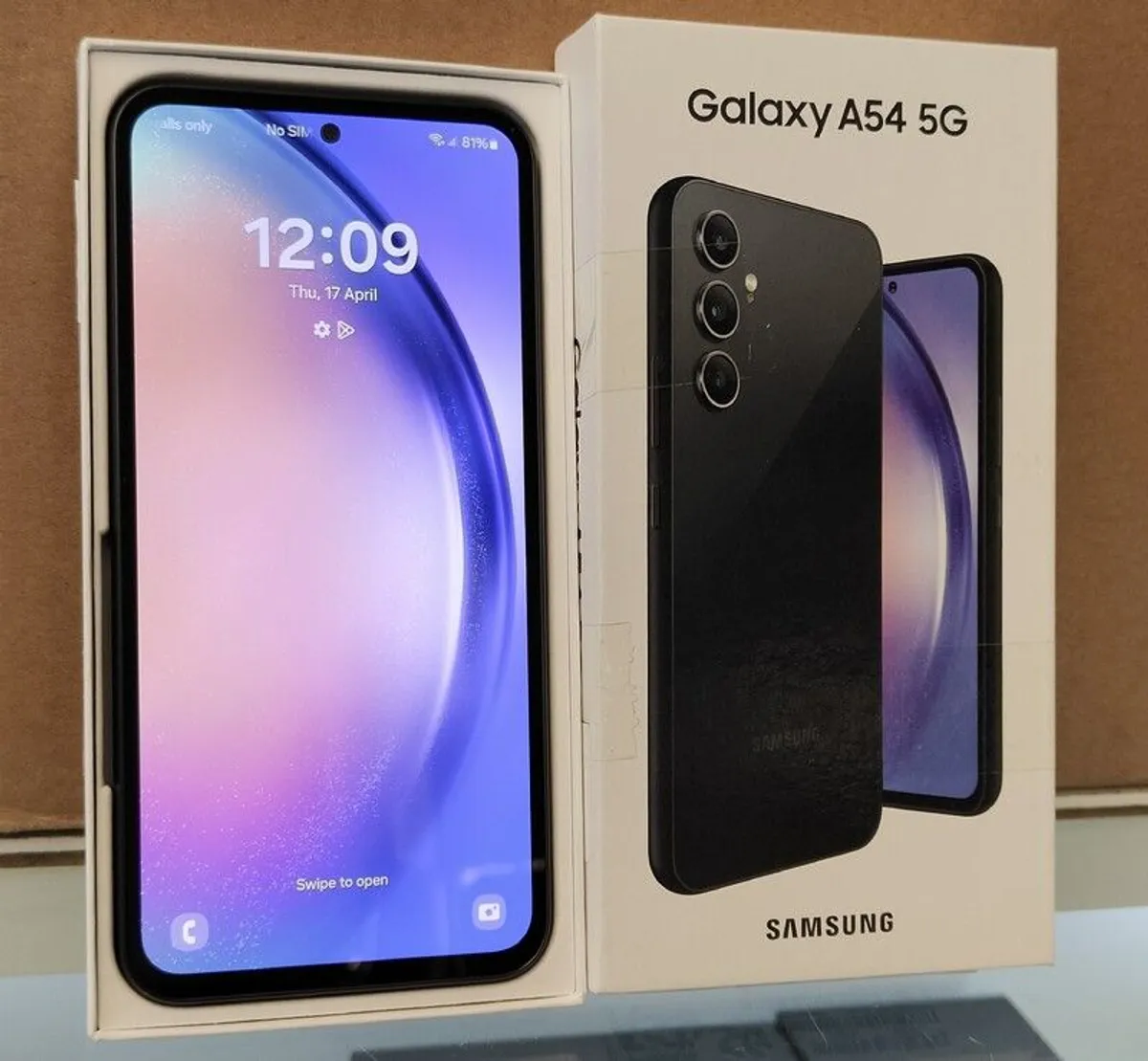 Samsung Galaxy A54 5G (Awesome Graphite, 8GB, 128GB) Dual Sim Unlocked Used Excellent - Image 2