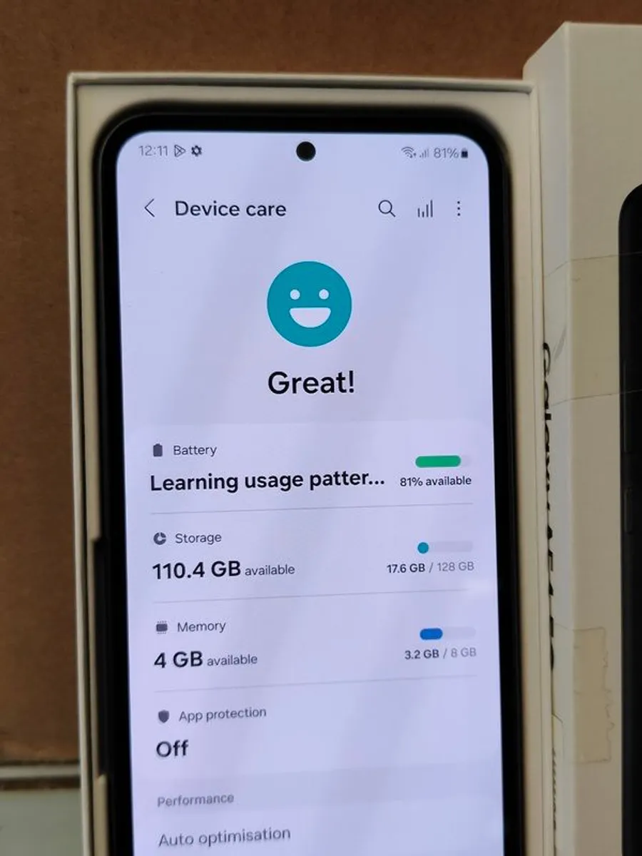 Samsung Galaxy A54 5G (Awesome Graphite, 8GB, 128GB) Dual Sim Unlocked Used Excellent - Image 4