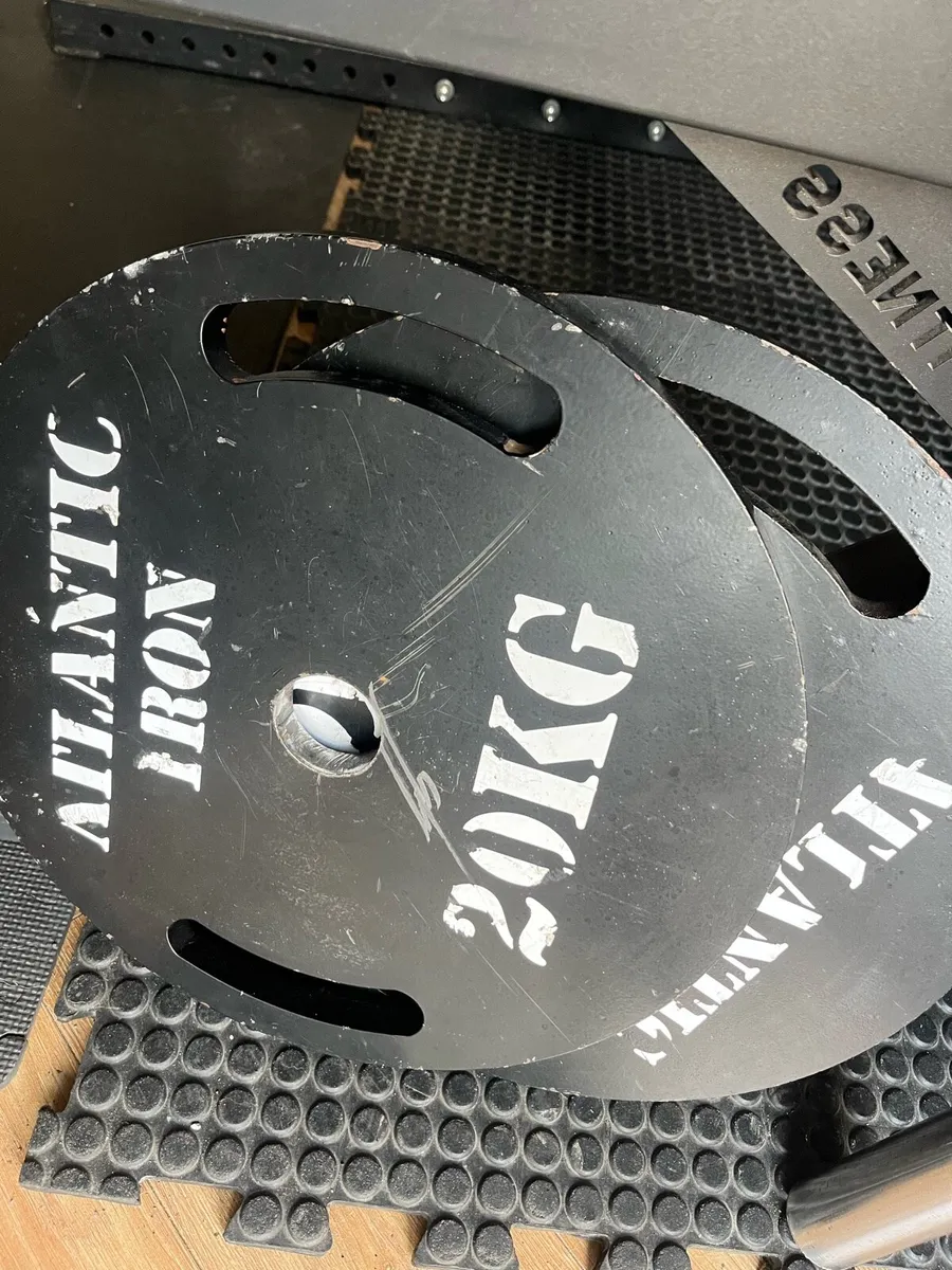 4 20kg weight plates - Image 1