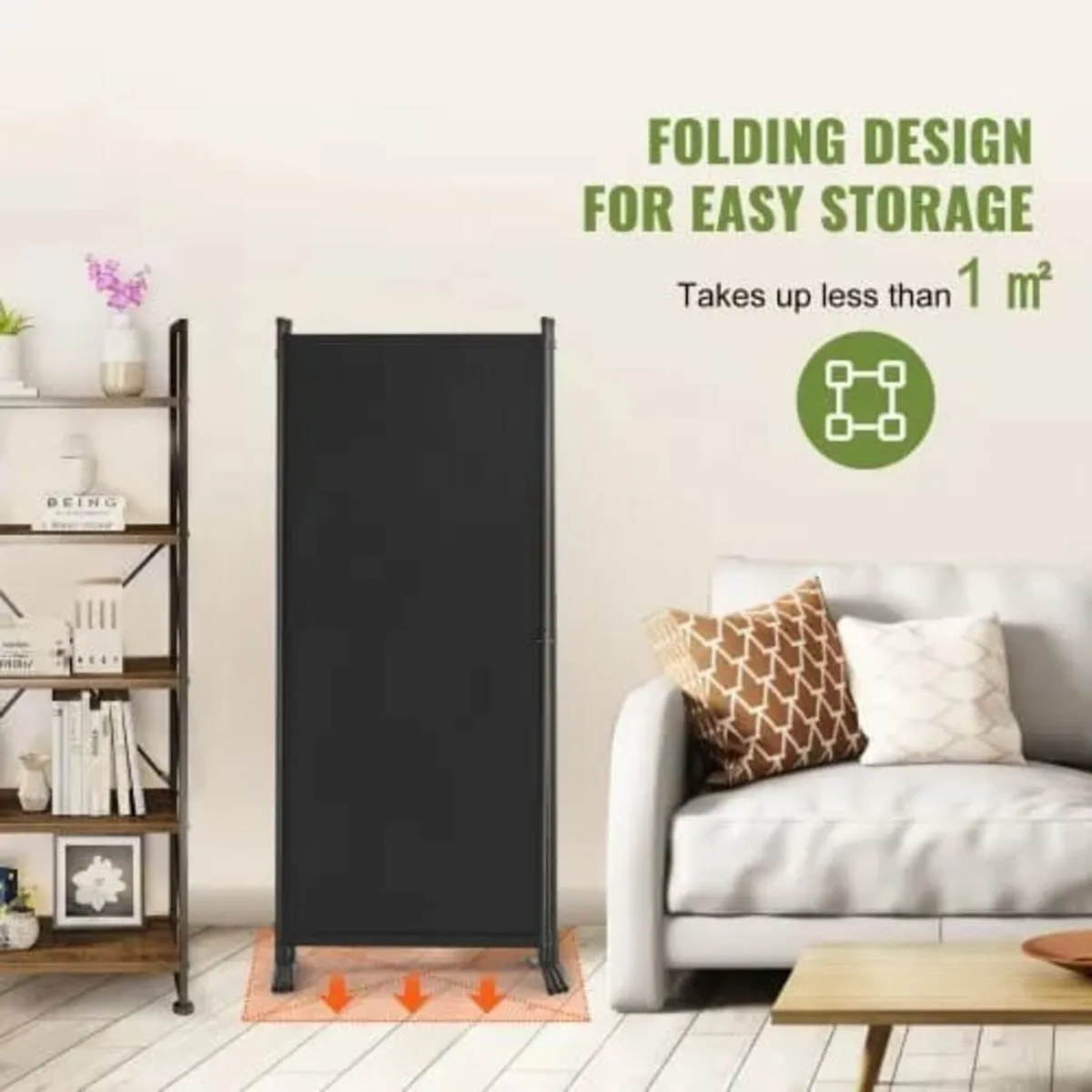 Room Divider, 3 Panel Room Dividers and Folding Pr - Image 2