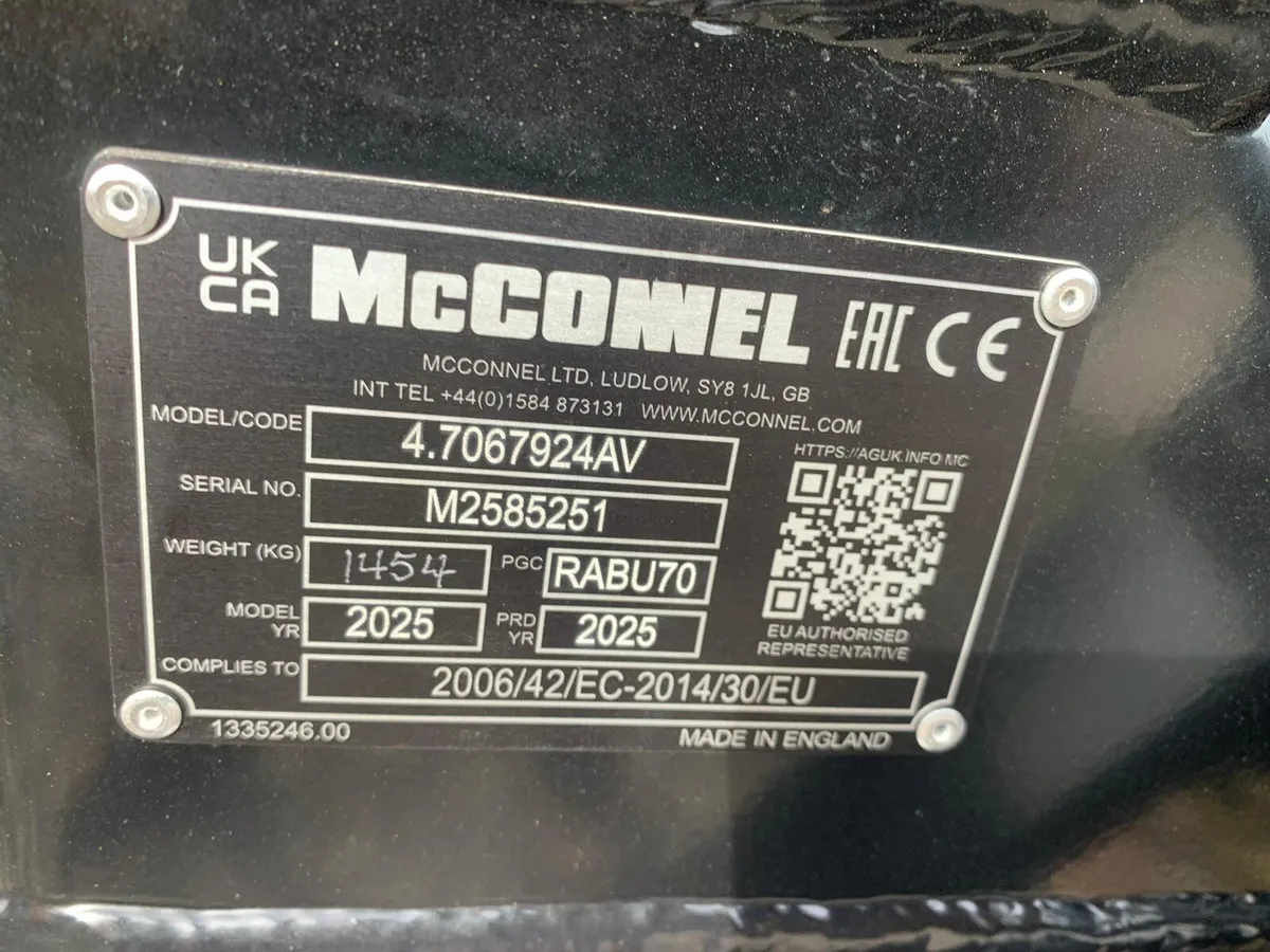 MCCONNEL PA1935 SPECIAL LIMITED EDITION, 7m REACH - Image 3