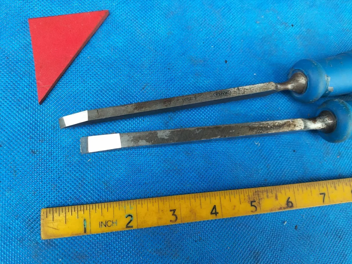 Pair of Mortice Chisels by Draper - Image 3