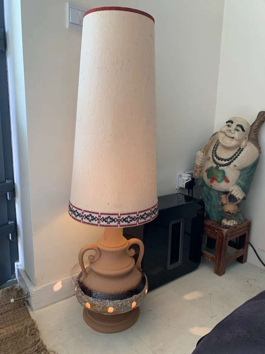 Pottery floor lamp - Image 1