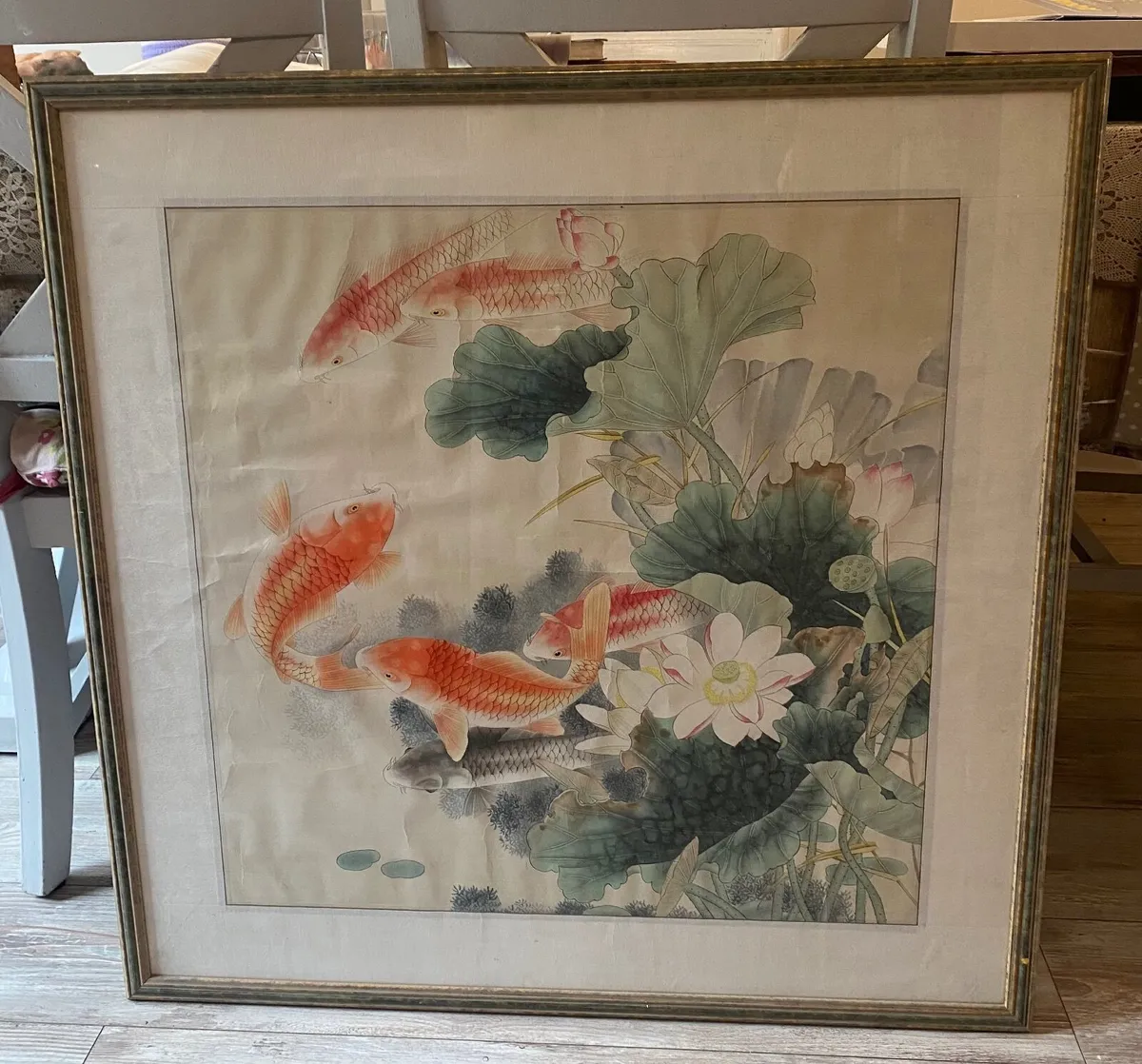 Large oriental painting