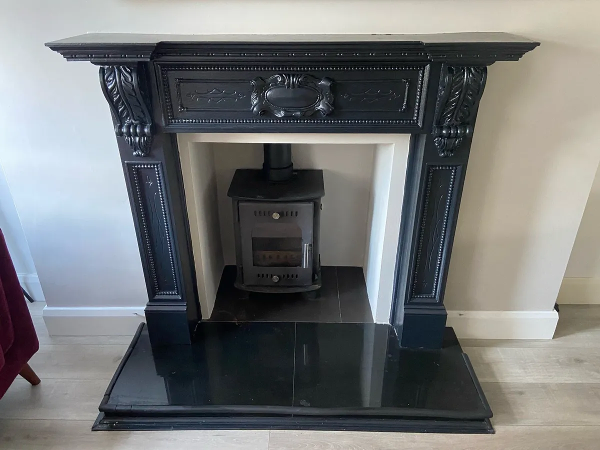 Cast iron fireplace surround - Image 1