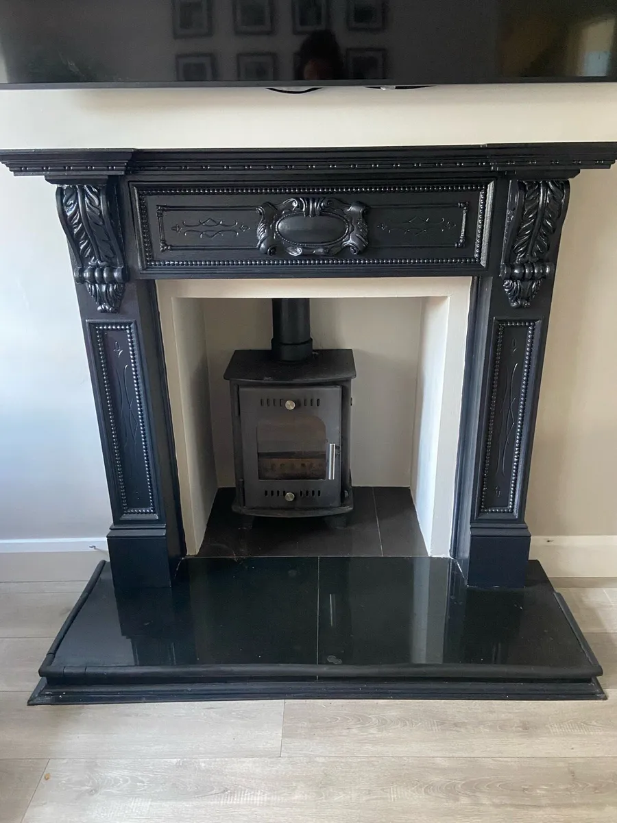 Cast iron fireplace surround - Image 2