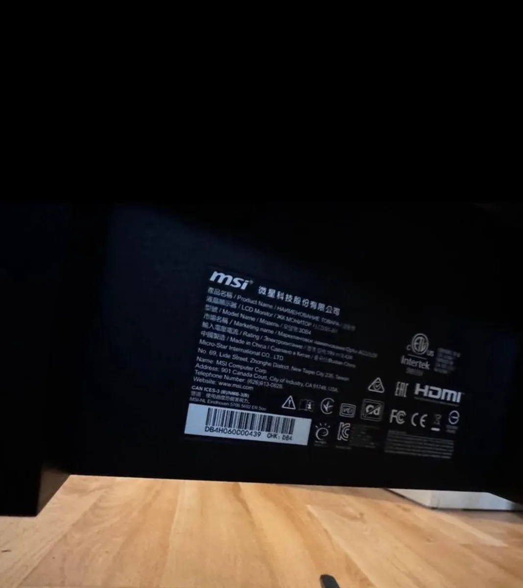 Gaming Monitor MSI curve 32 inch - Image 3