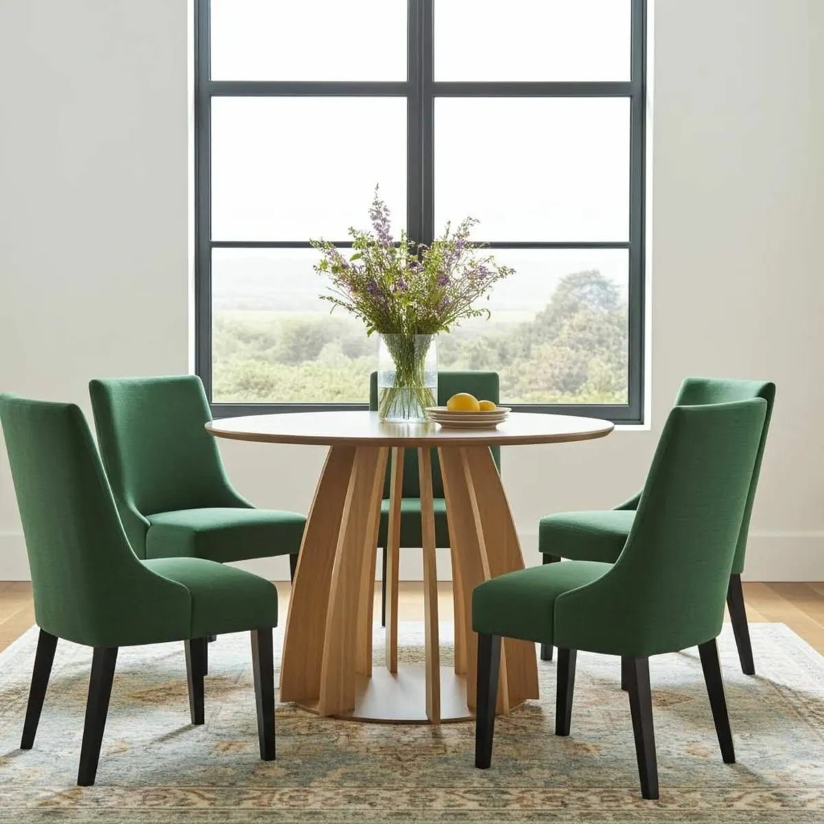 The Aurora Modern Round Dining Table - Image 2
