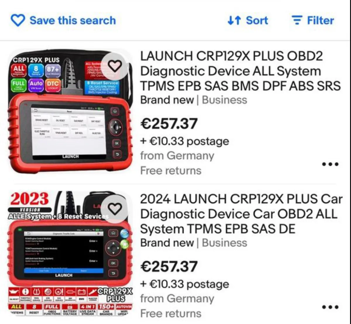 LAUNCH CRP123x V2.0 Obd2 car Scanner - Image 3