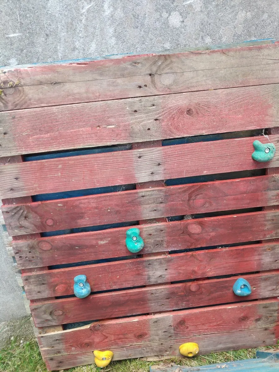 Homemade climbing wall - Image 1