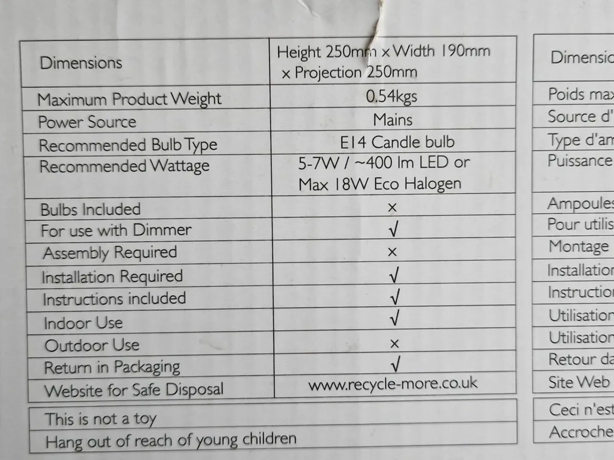 NEW Laura Ashley Corbridge Antique Brass WallLight - Image 4