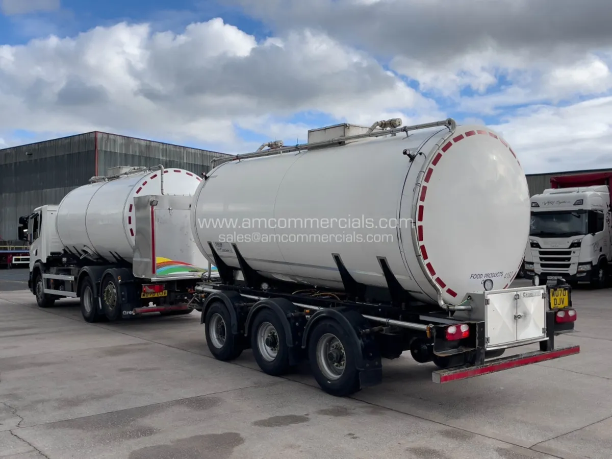 2020 SCANIA P450 XT MILK TANKER WITH EXTRA TANKER - Image 4