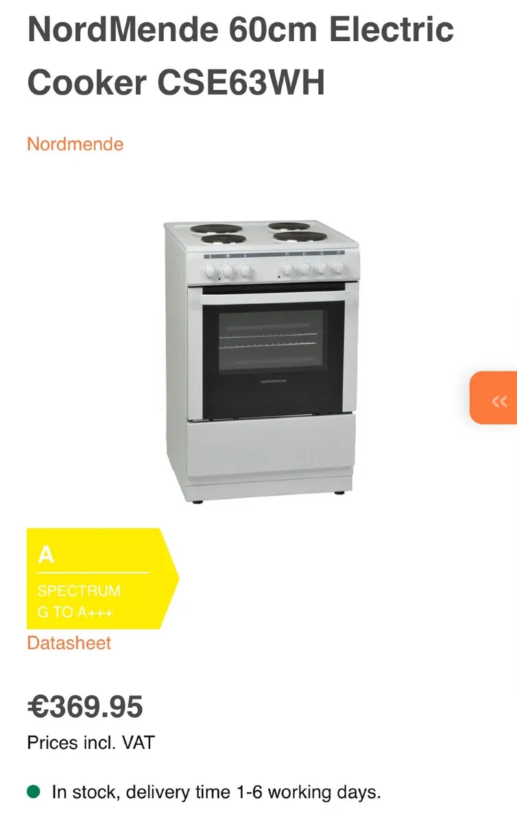 Cooker 60cm - Image 2