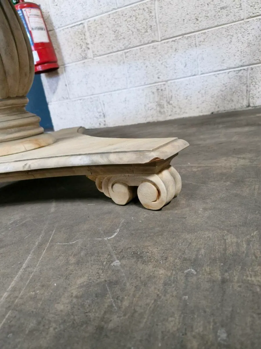 Dining table (Solid Mahogany) - Image 4