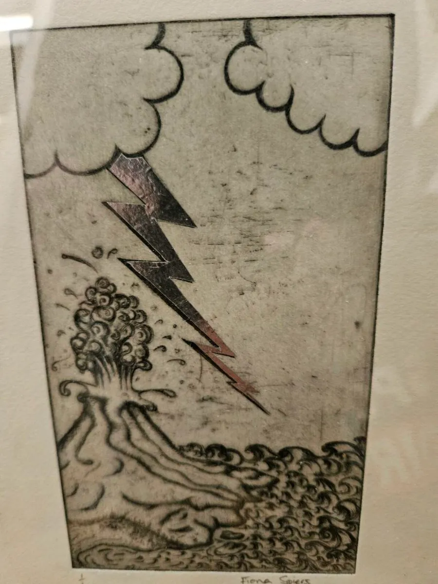 Fiona Spiers Etching Drawing Picture - Image 3