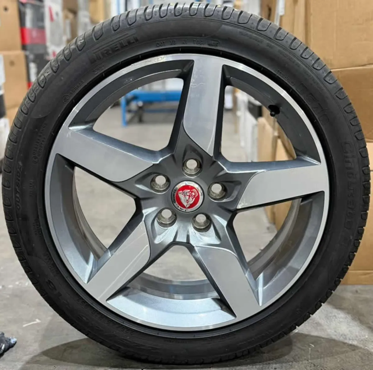 18" Genuine JAGUAR XE Alloy Wheels & Tyres - Image 4