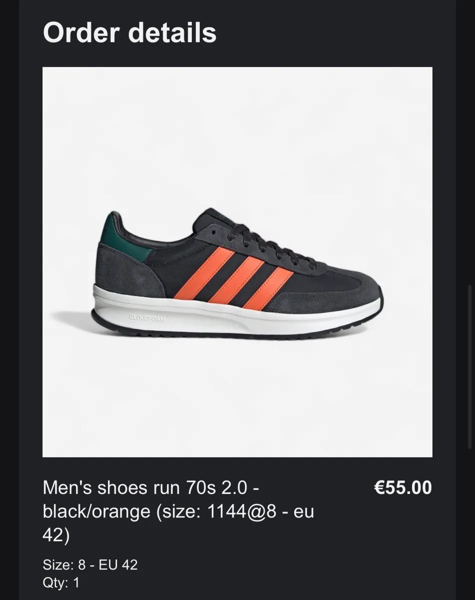 Adidas UK8 Trainers Black - Image 4