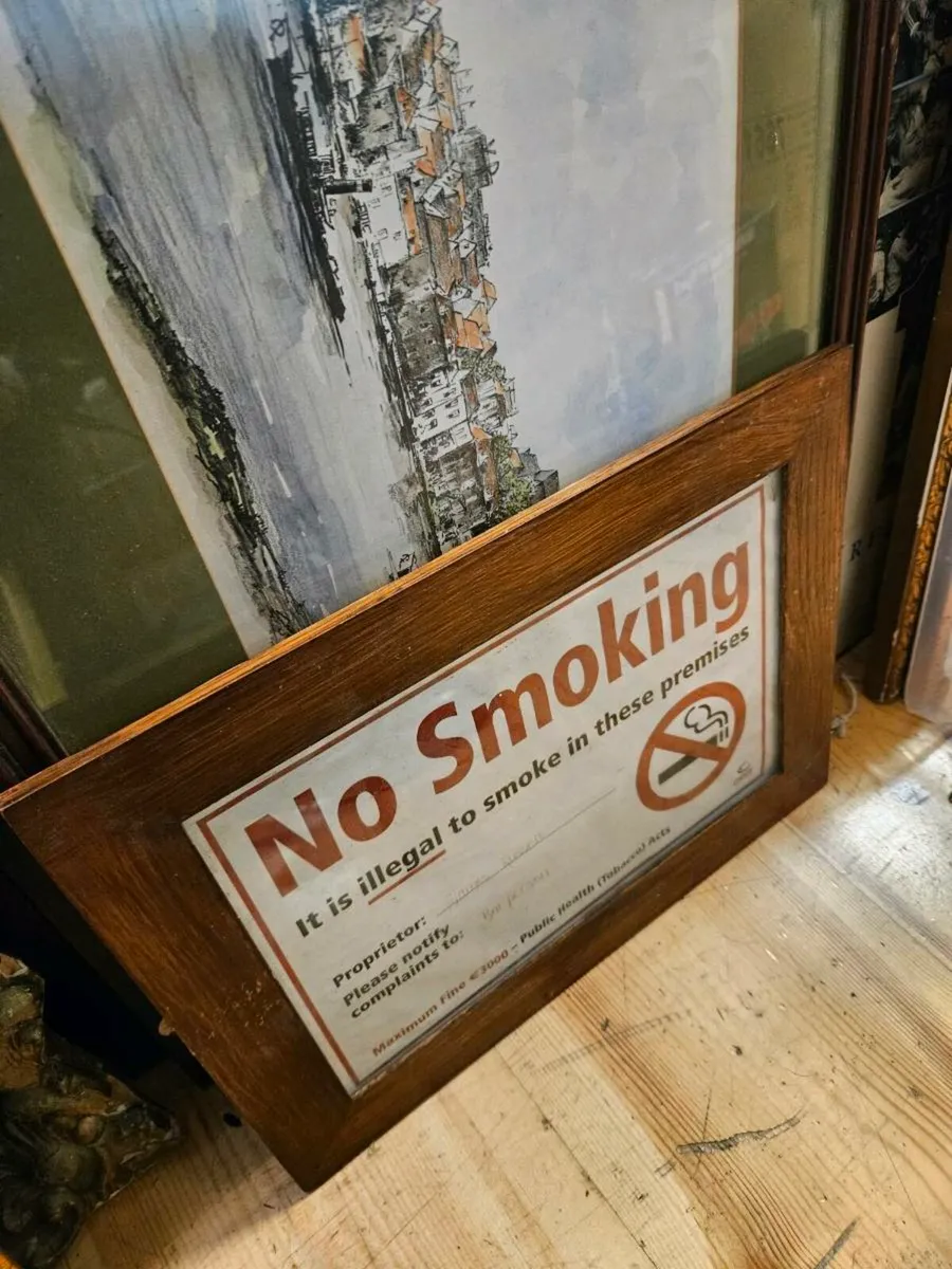 Guinness Pub No Smoking Sign