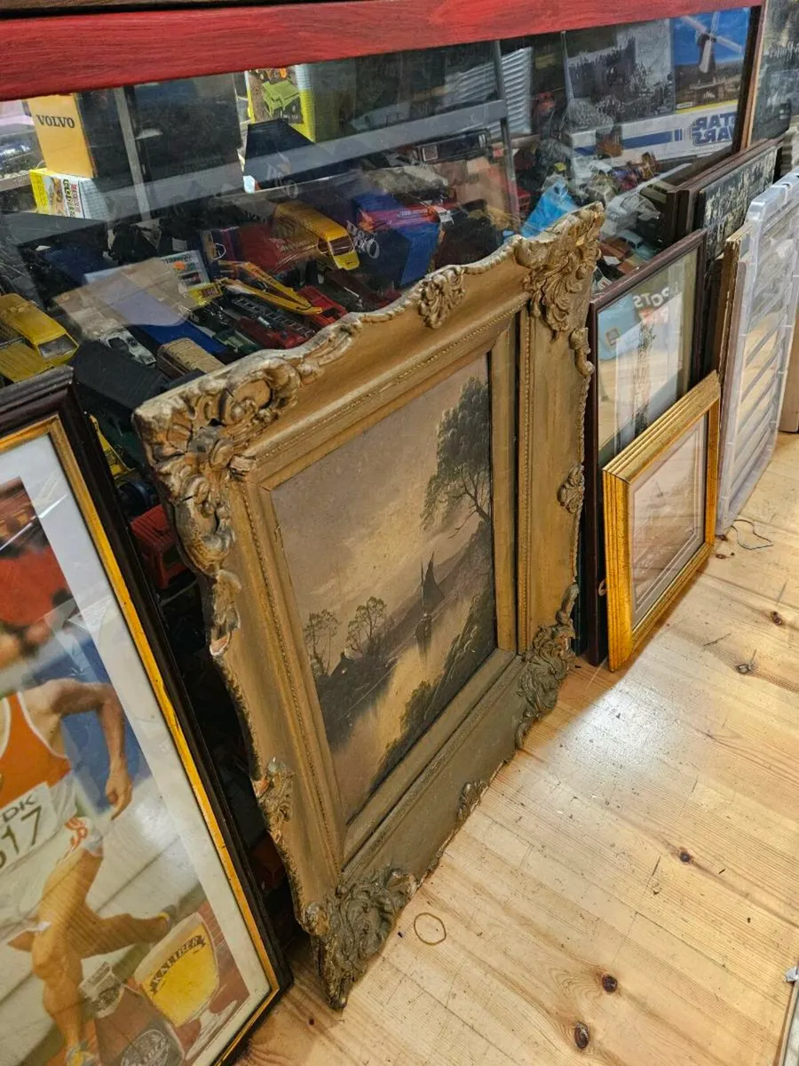 Vintage Antique Picture Print - Image 1