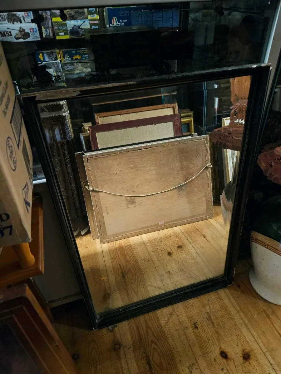 Vintage Bevelled Mirror - Image 1