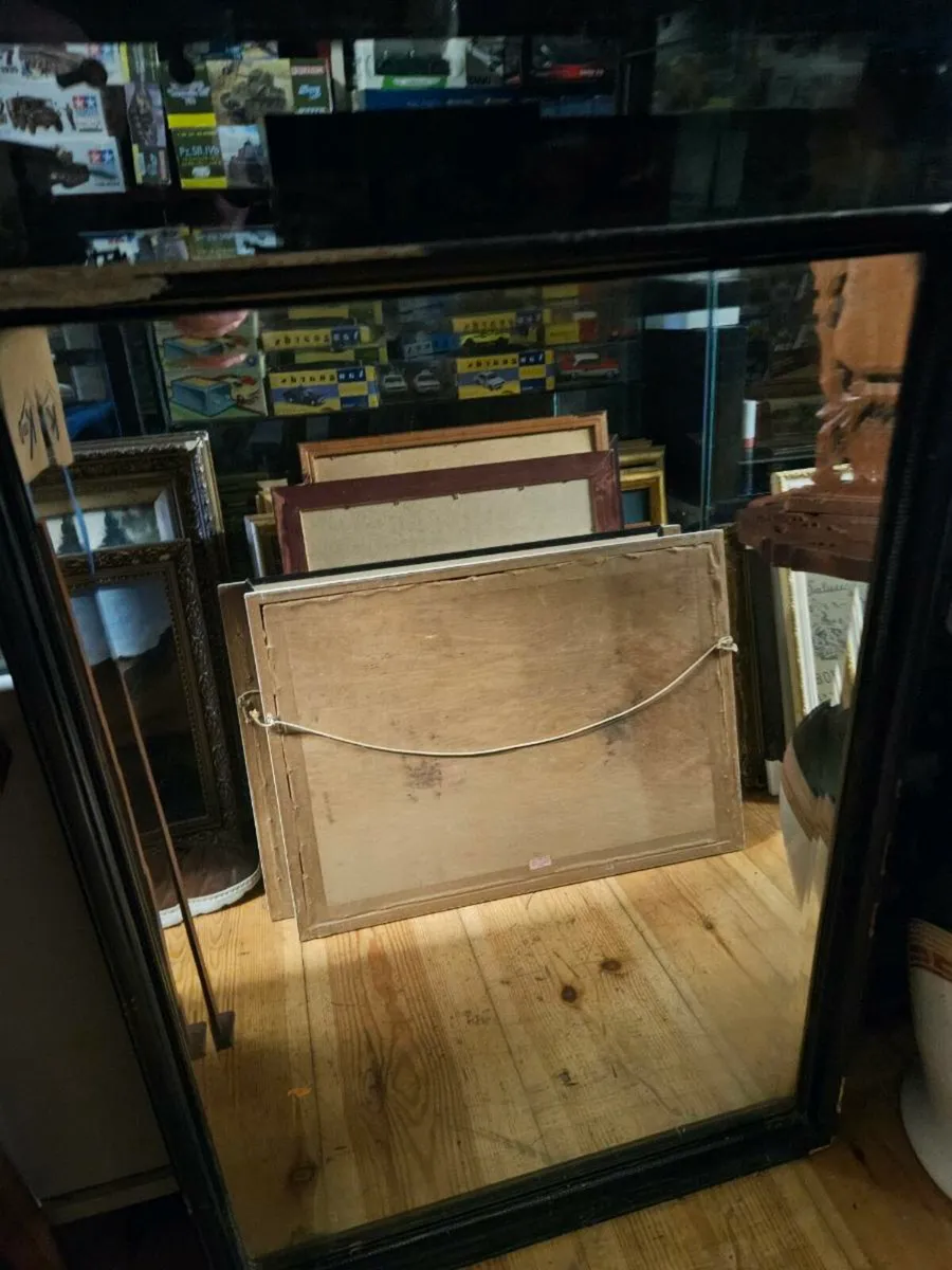 Vintage Bevelled Mirror - Image 2