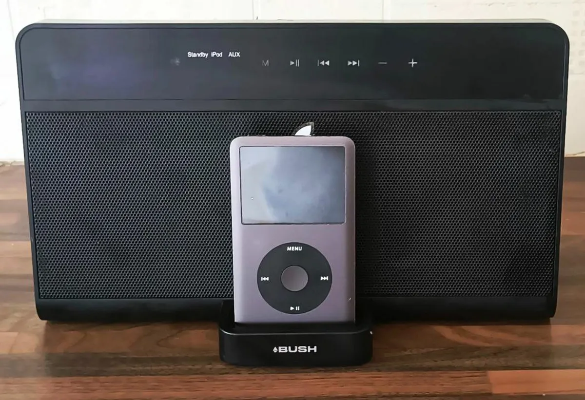 Amplifier Stereo Receiver iPod Speaker Audio Dock - Image 3