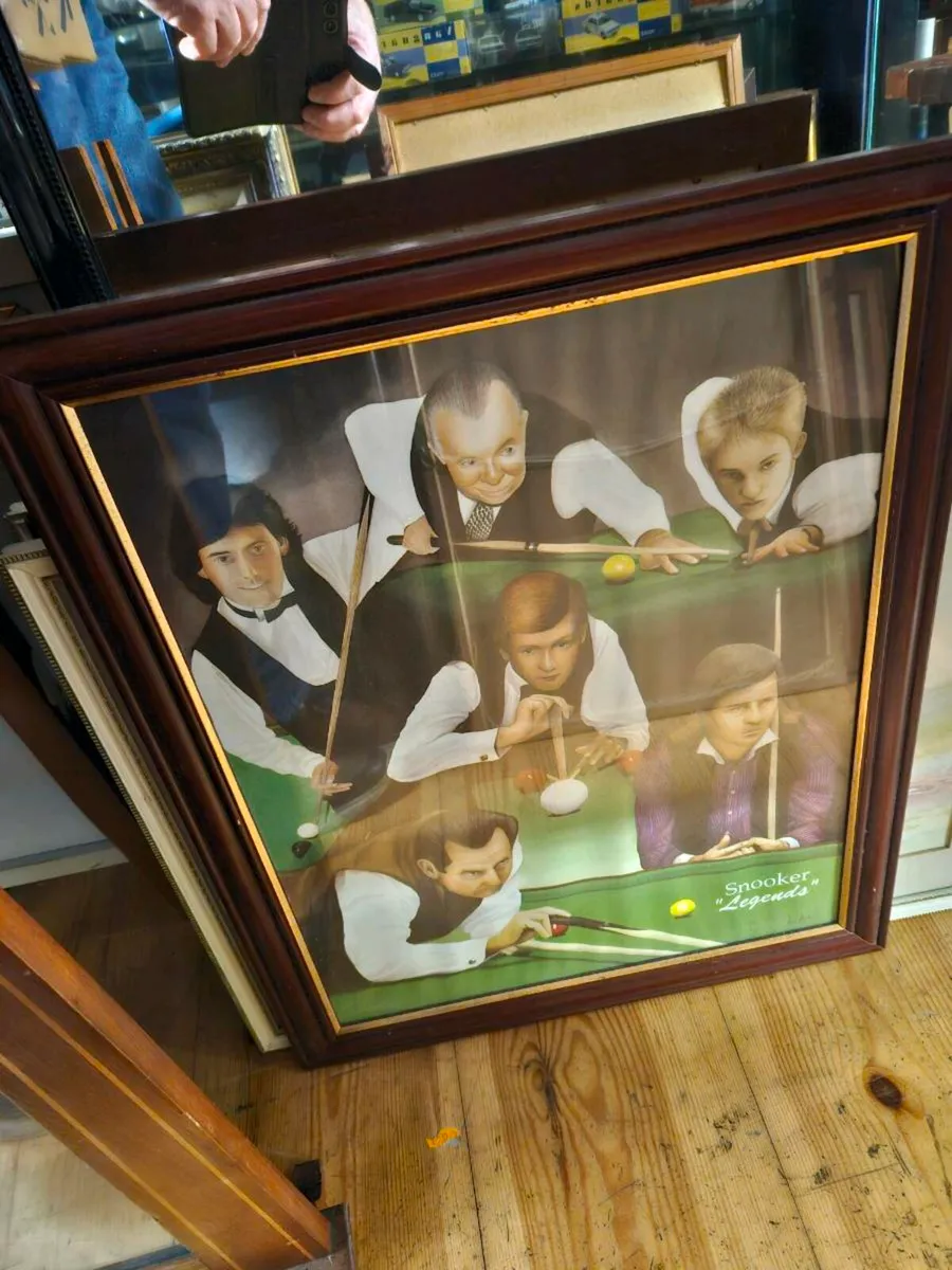 Picture Print Snooker Legends