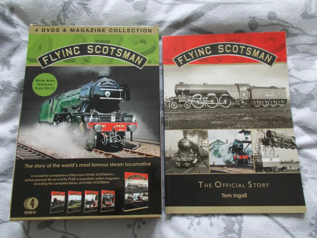 The Flying Scotsman Book & 4 DVD Set - Image 1