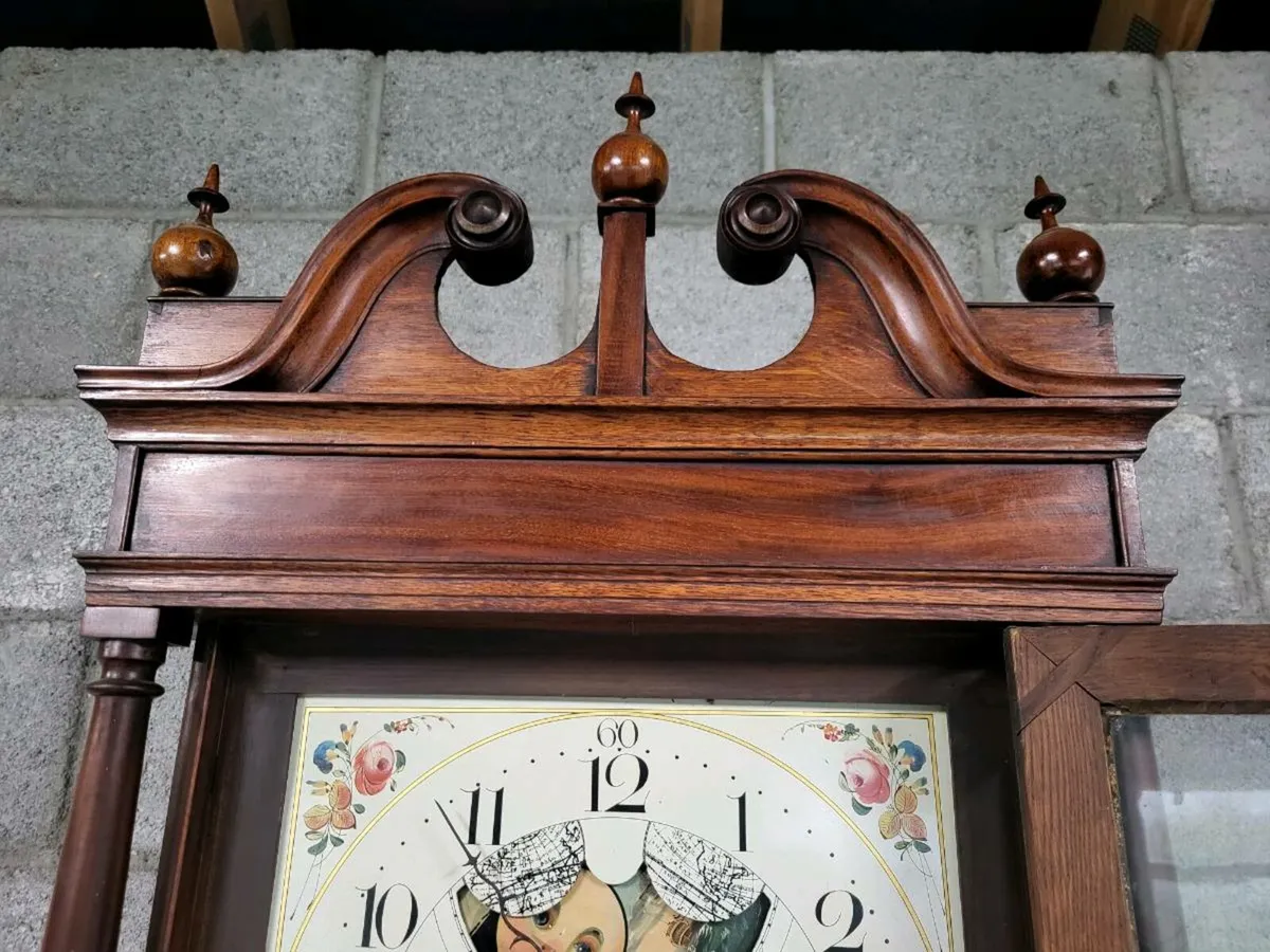 longcase clock 1780 - Image 4