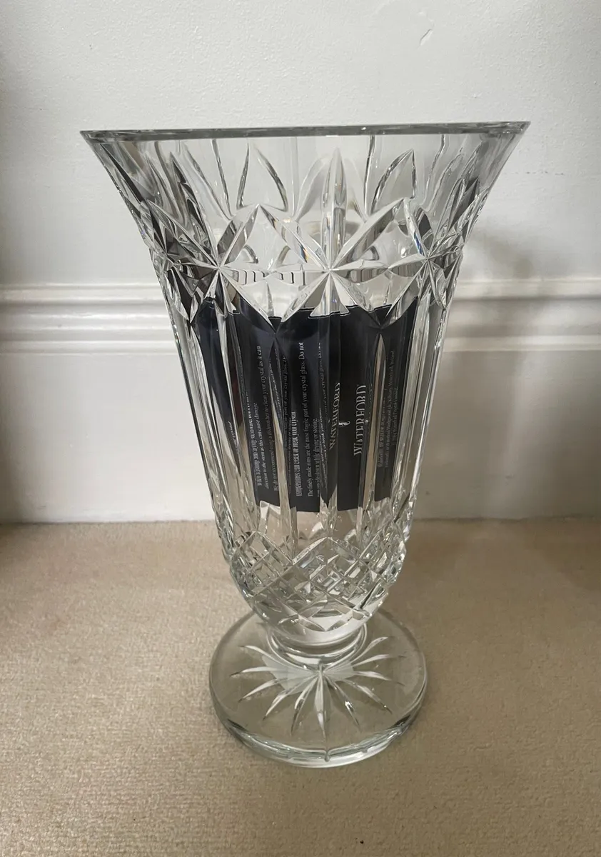 Waterford Crystal Starburst 12” vase - Image 2