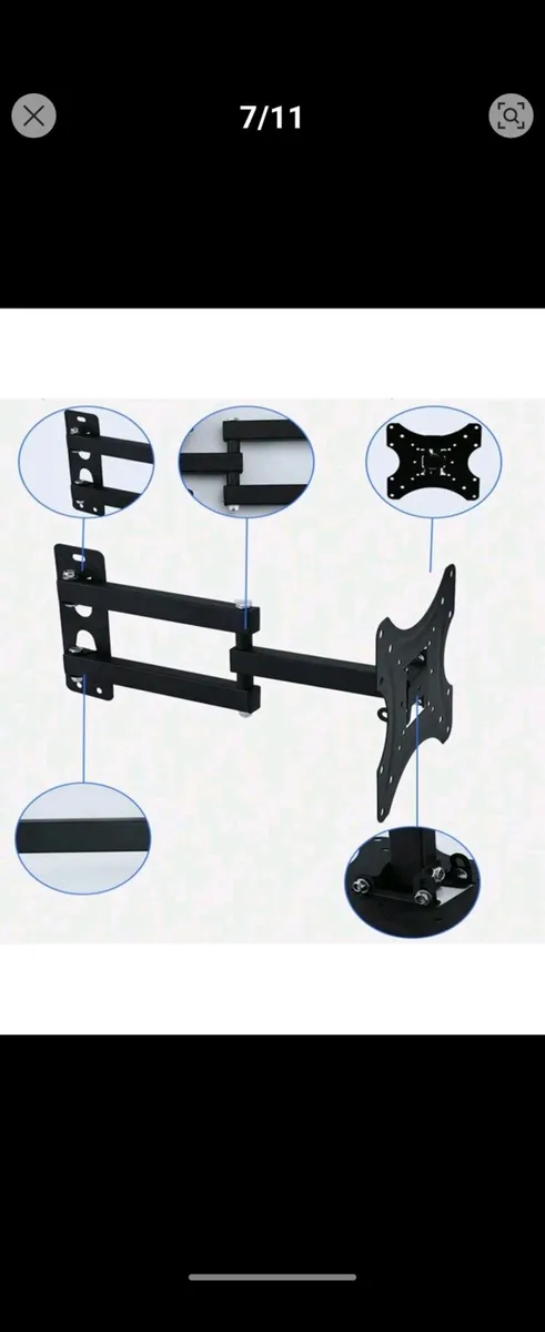 TV wall bracket size 32/55 inches new - Image 2