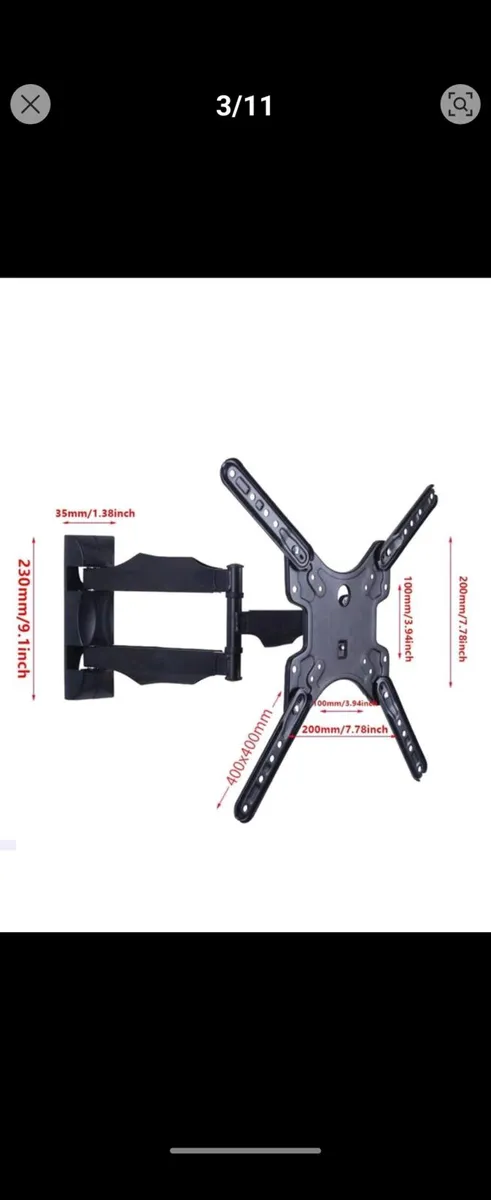 TV wall bracket size 32/55 inches new - Image 4