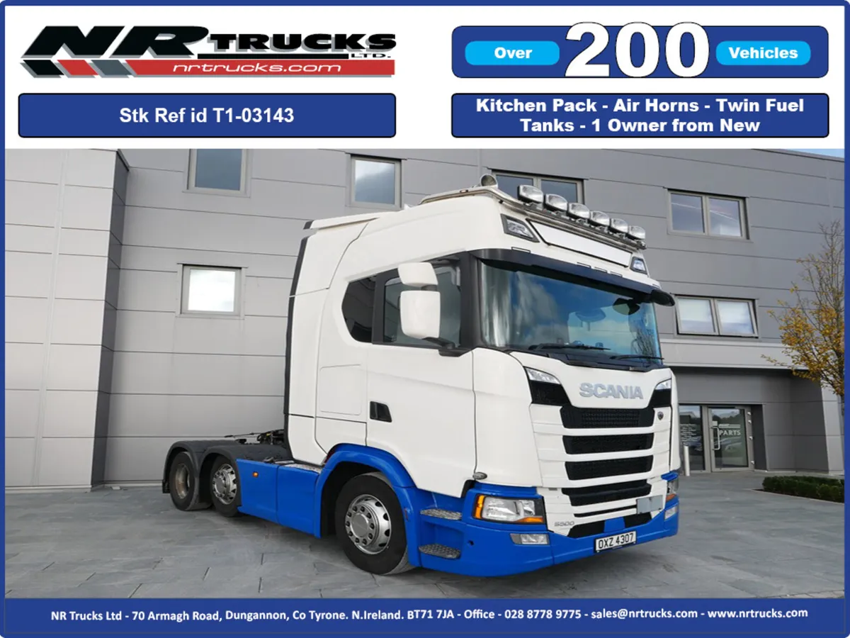 Scania S500 N/G Highline 6x2 Midlift Auto gearbox - Image 1