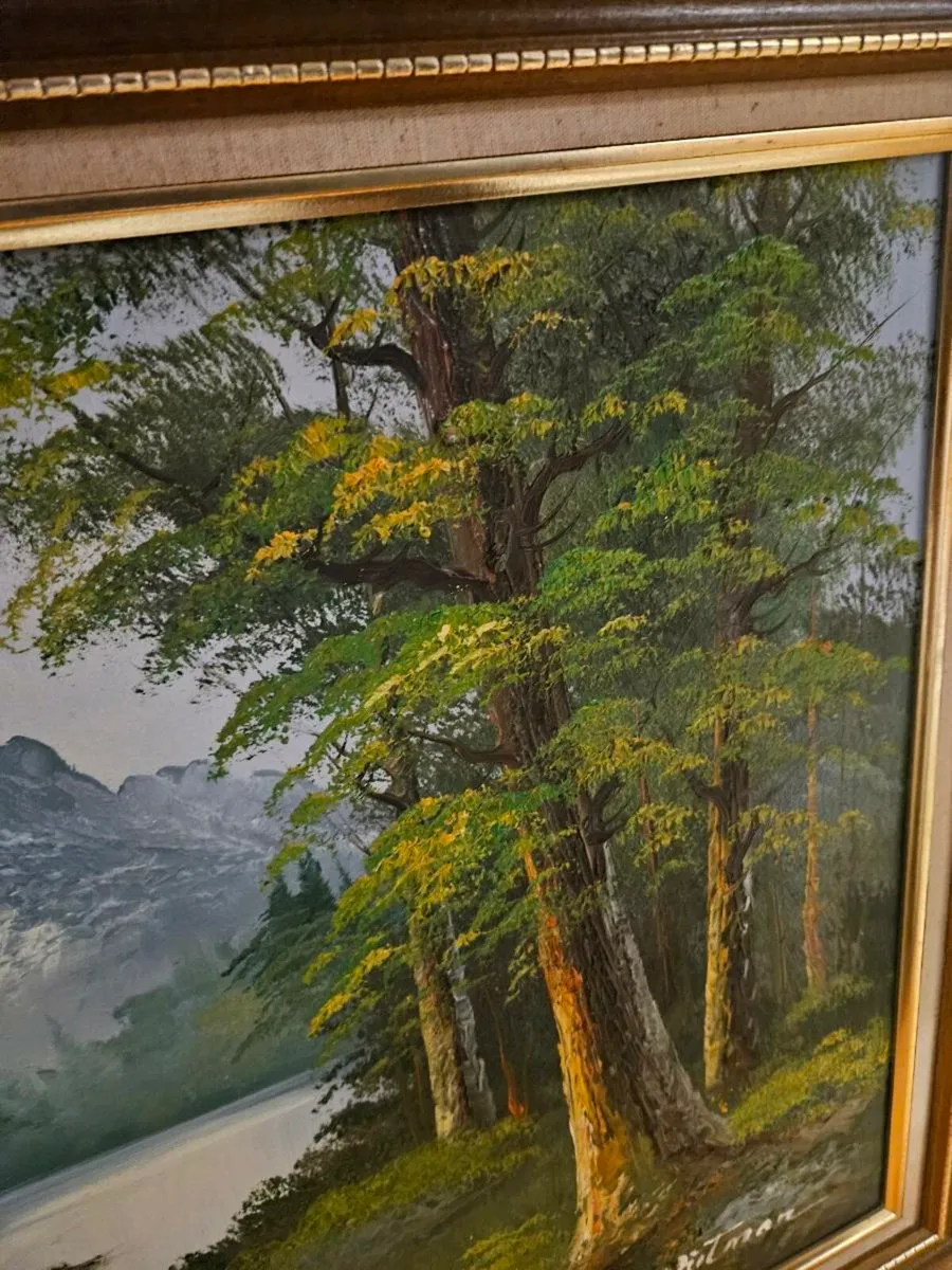 Picture Oil on Canvas - Image 4