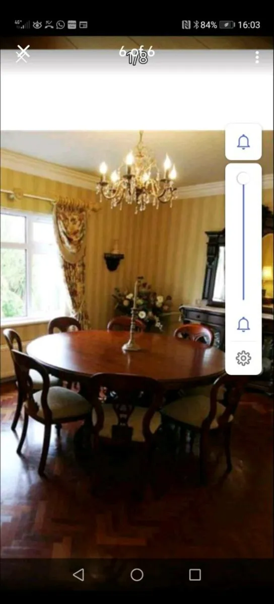 Dining room table and dresser - Image 1